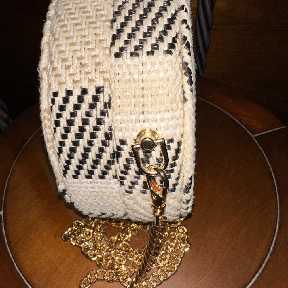 Alessia Woven Handbag, NWT